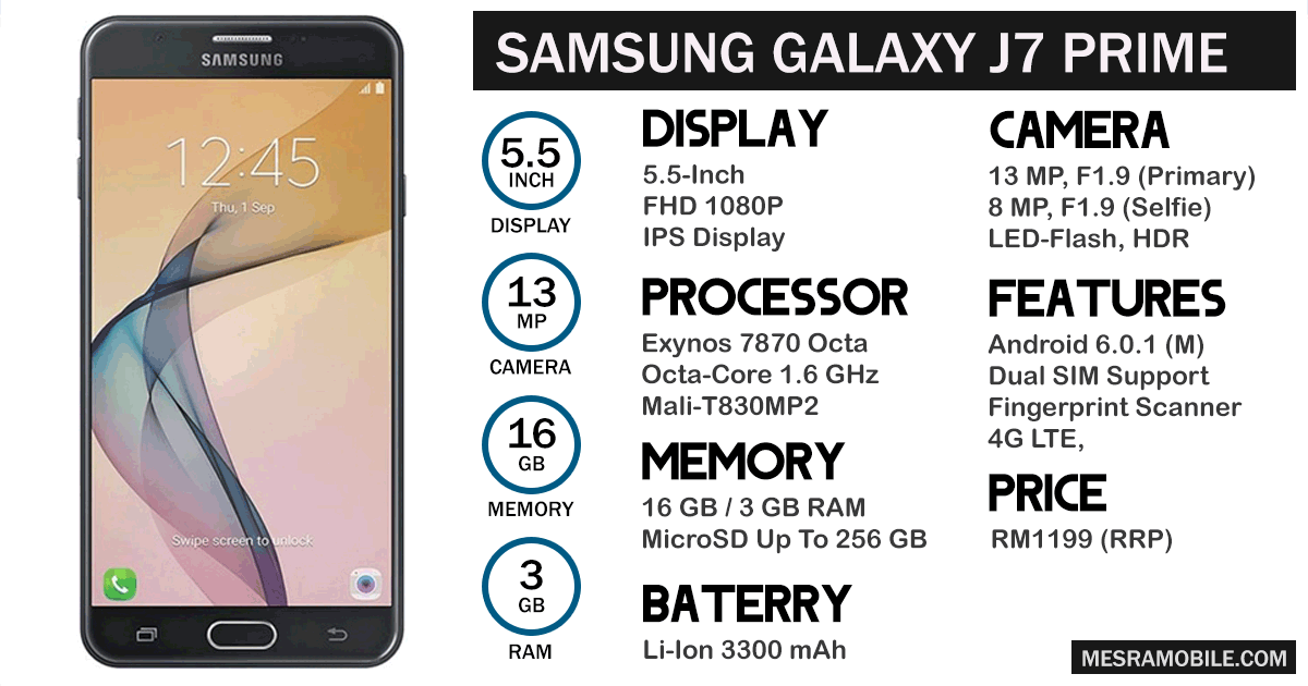 Samsung Galaxy J7 Prime Price In Malaysia RM899 - MesraMobile